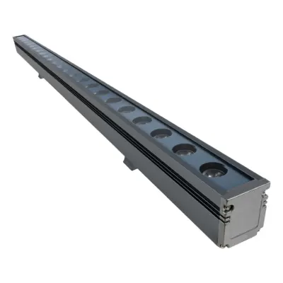LEDTM® WASHERMARGO 90152 Μπάρα Φωτισμού Wall Washer LED 24W 2760lm 30° DC 24V Αδιάβροχο IP65 Φυσικό Λευκό 4500K Dimmable - Bridgelux SMD Chip - Γκρι Ανθρακί Ματ - Μ100 x Π4 x Υ5cm - 3 Χρόνια Εγγύηση