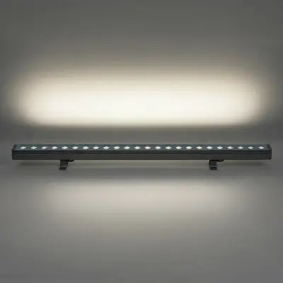 Alternative view of LEDTM® WASHERMARGO 90152 Μπάρα Φωτισμού Wall Washer LED 24W 2760lm 30° DC 24V Αδιάβροχο IP65 Φυσικό Λευκό 4500K Dimmable - Bridgelux SMD Chip - Γκρι Ανθρακί Ματ - Μ100 x Π4 x Υ5cm - 3 Χρόνια Εγγύηση