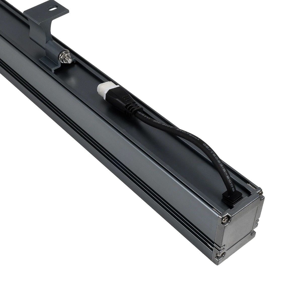 LEDTM® WASHERMARGO 90152 Μπάρα Φωτισμού Wall Washer LED 24W 2760lm 30° DC 24V Αδιάβροχο IP65 Φυσικό Λευκό 4500K Dimmable - Bridgelux SMD Chip - Γκρι Ανθρακί Ματ - Μ100 x Π4 x Υ5cm - 3 Χρόνια Εγγύηση - Image 9