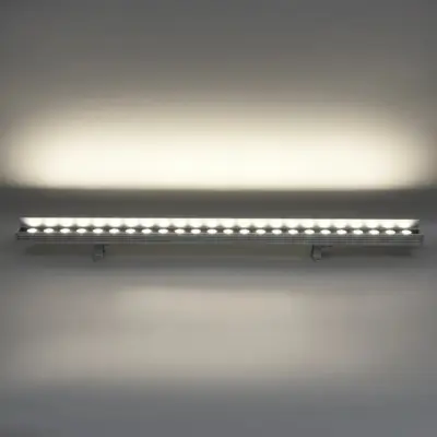 Alternative view of LEDTM® WASHERFAIA 90187 Μπάρα Φωτισμού Wall Washer με Αντιθαμβωτική Γρίλια LED 24W 2760lm 15° DC 24V Αδιάβροχο IP65 Φυσικό Λευκό 4500K Dimmable - Bridgelux SMD Chip - Γκρί Ανθρακί - Μ100 x Π4 x Υ5.5cm - 3 Χρόνια Εγγύηση