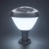 LEDTM® NATURE 90532 Φωτιστικό Κολωνάκι Κήπου LED 10W 500lm 120° DC 5V με Ενσωματωμένο Φωτοβολταϊκό Panel 6V 2W & Επαναφορτιζόμενη Μπαταρία Li-ion 3.2V 8000mAh με Αισθητήρα Ημέρας-Νύχτας Αδιάβροχο IP65 Ψυχρό Λευκό 6000K - Sanan SMD Chip - Γκρι Ανθρακί Ματ - Μ26 x Π26 x Υ30cm - 2 Χρόνια Εγγύηση - Image 2