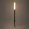 LEDTM® REED GLB-103-0008 Φωτιστικό Κολωνάκι Κήπου με Καρφωτή Βάση LED 5W 450lm 360° DC 24V Αδιάβροχο IP65 Θερμό Λευκό 2700K - Sanan SMD Chip - Μαύρο Ματ - Μ3 x Π3 x Υ65cm - 3 Χρόνια Εγγύηση - Image 2