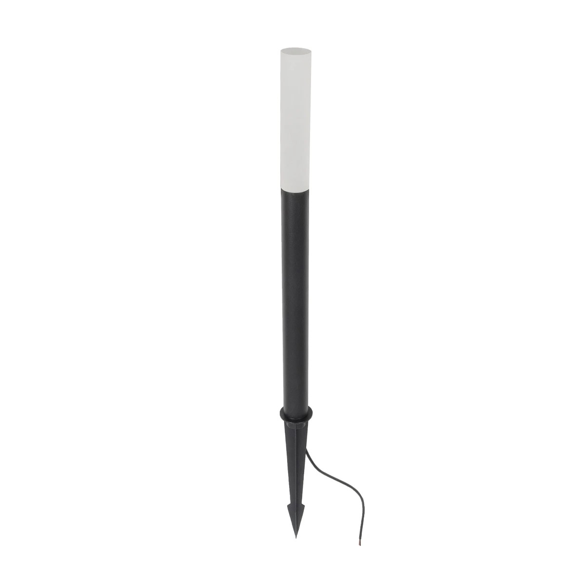 LEDTM® REED GLB-103-0008 Φωτιστικό Κολωνάκι Κήπου με Καρφωτή Βάση LED 5W 450lm 360° DC 24V Αδιάβροχο IP65 Θερμό Λευκό 2700K - Sanan SMD Chip - Μαύρο Ματ - Μ3 x Π3 x Υ65cm - 3 Χρόνια Εγγύηση - Image 3