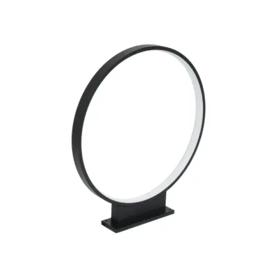 LEDTM® LUNEA GLB-103-0009 Φωτιστικό Κολωνάκι Κήπου LED 15W 1350lm 120° AC 220-240V Αδιάβροχο IP65 Θερμό Λευκό 2700K - Sanan SMD Chip - Μαύρο Ματ - Μ45 x Π7 x Υ50cm - 3 Χρόνια Εγγύηση
