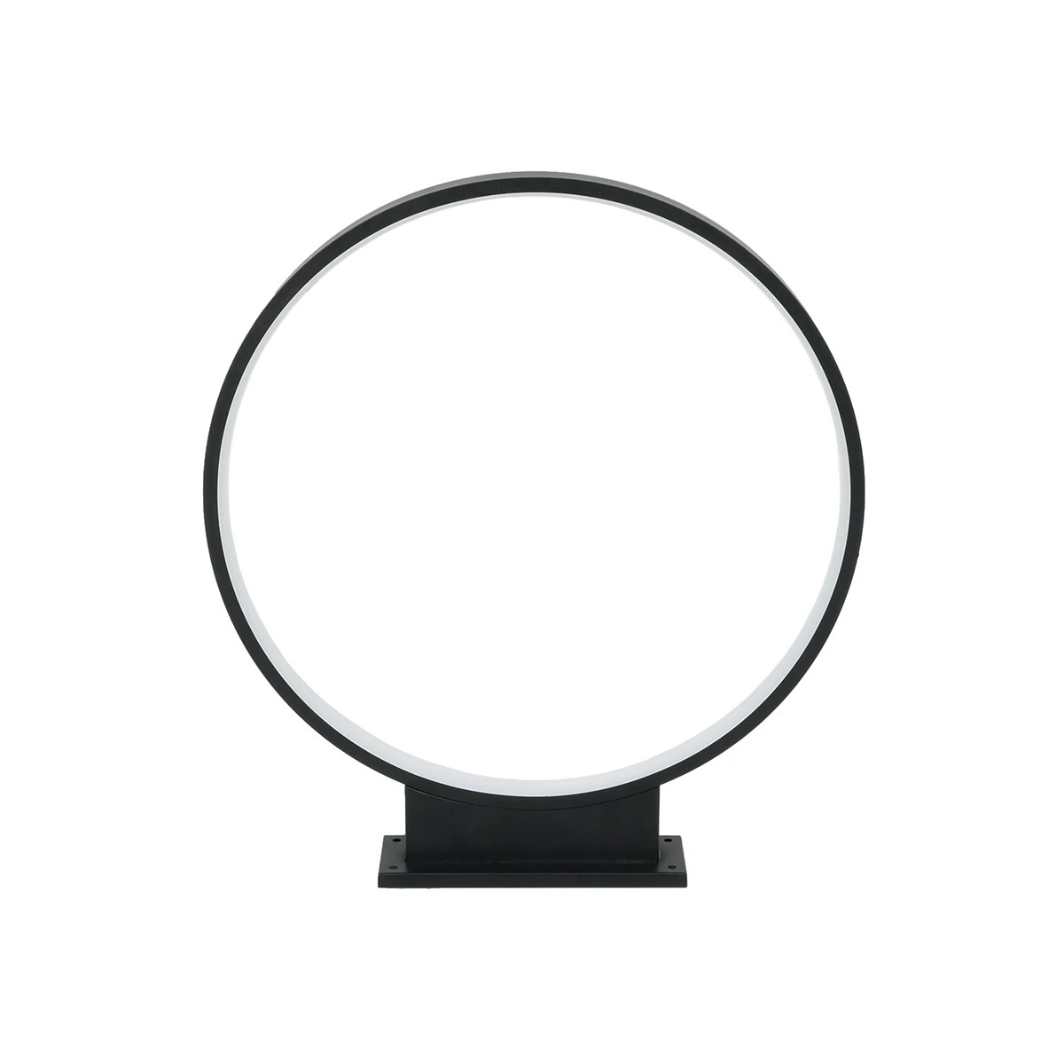 LEDTM® LUNEA GLB-103-0009 Φωτιστικό Κολωνάκι Κήπου LED 15W 1350lm 120° AC 220-240V Αδιάβροχο IP65 Θερμό Λευκό 2700K - Sanan SMD Chip - Μαύρο Ματ - Μ45 x Π7 x Υ50cm - 3 Χρόνια Εγγύηση - Image 3