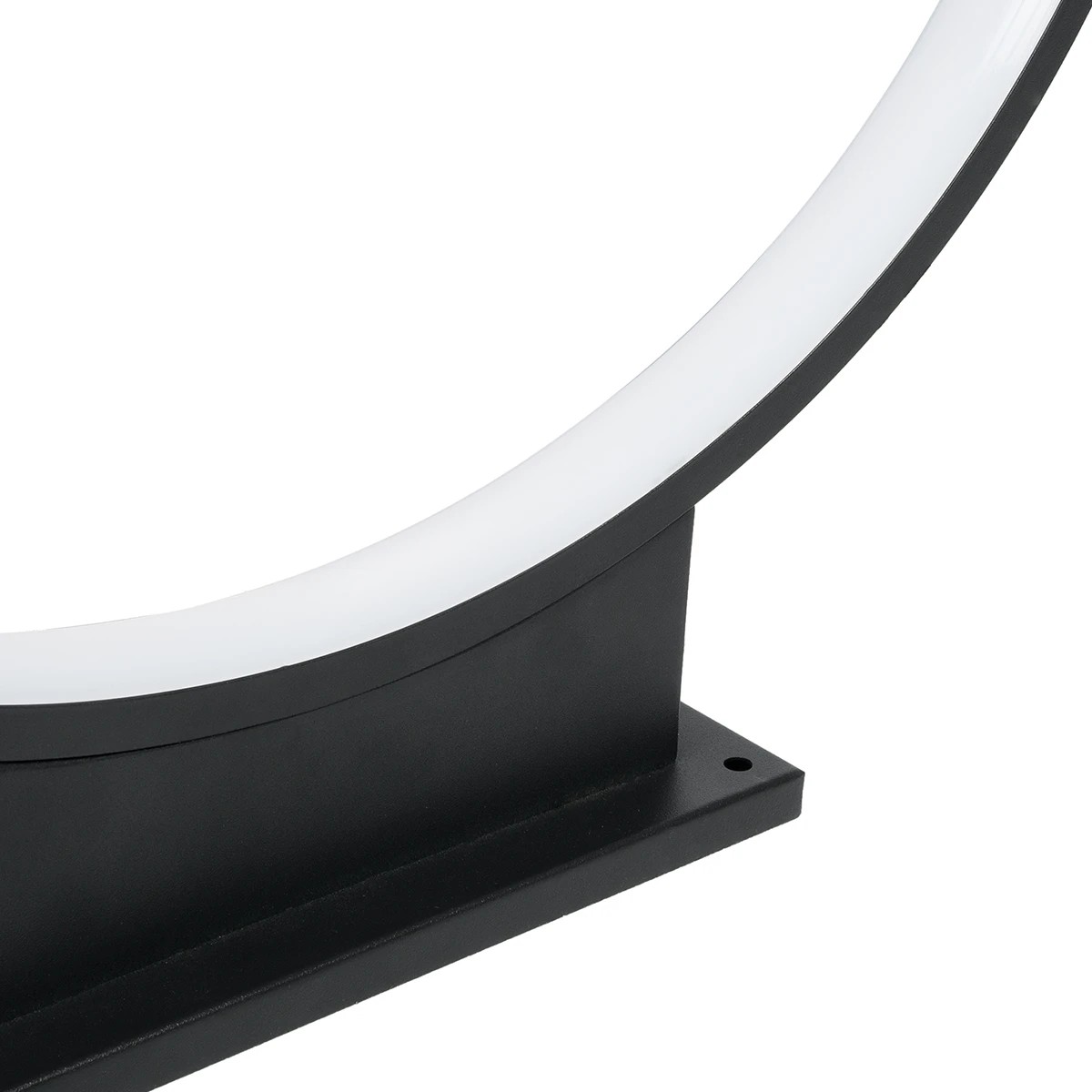LEDTM® LUNEA GLB-103-0009 Φωτιστικό Κολωνάκι Κήπου LED 15W 1350lm 120° AC 220-240V Αδιάβροχο IP65 Θερμό Λευκό 2700K - Sanan SMD Chip - Μαύρο Ματ - Μ45 x Π7 x Υ50cm - 3 Χρόνια Εγγύηση - Image 4