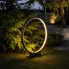 LEDTM® LUNEA GLB-103-0009 Φωτιστικό Κολωνάκι Κήπου LED 15W 1350lm 120° AC 220-240V Αδιάβροχο IP65 Θερμό Λευκό 2700K - Sanan SMD Chip - Μαύρο Ματ - Μ45 x Π7 x Υ50cm - 3 Χρόνια Εγγύηση - Image 6