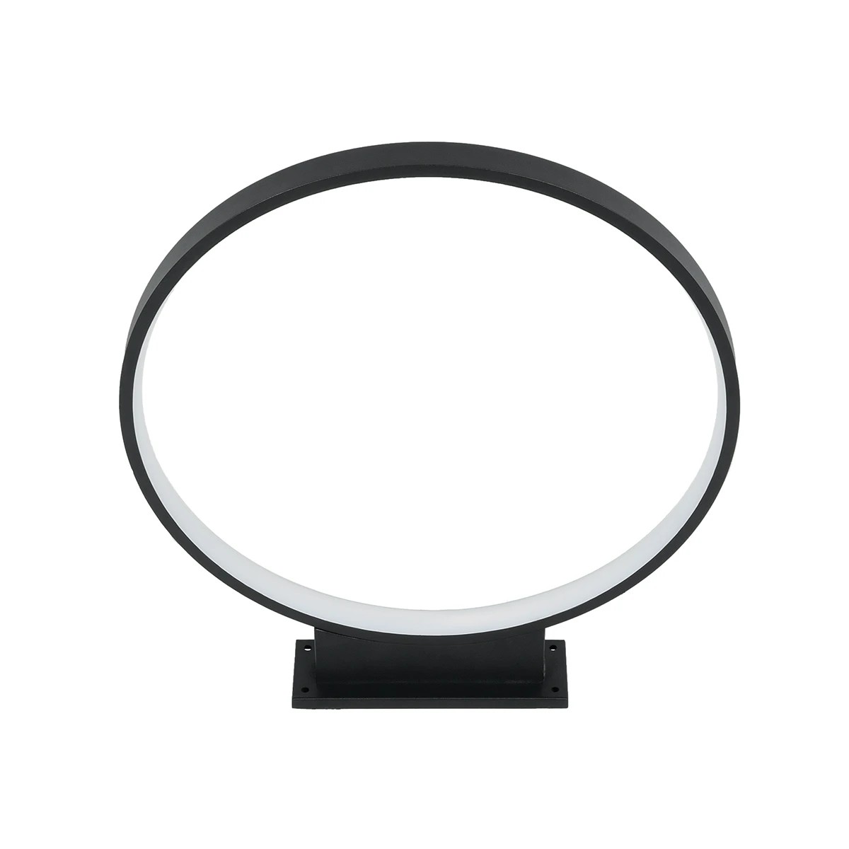 LEDTM® LUNEA GLB-103-0009 Φωτιστικό Κολωνάκι Κήπου LED 15W 1350lm 120° AC 220-240V Αδιάβροχο IP65 Θερμό Λευκό 2700K - Sanan SMD Chip - Μαύρο Ματ - Μ45 x Π7 x Υ50cm - 3 Χρόνια Εγγύηση - Image 7