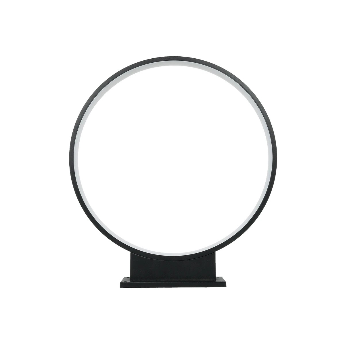 LEDTM® LUNEA GLB-103-0009 Φωτιστικό Κολωνάκι Κήπου LED 15W 1350lm 120° AC 220-240V Αδιάβροχο IP65 Θερμό Λευκό 2700K - Sanan SMD Chip - Μαύρο Ματ - Μ45 x Π7 x Υ50cm - 3 Χρόνια Εγγύηση - Image 8