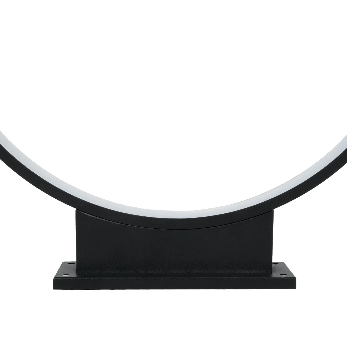 LEDTM® LUNEA GLB-103-0009 Φωτιστικό Κολωνάκι Κήπου LED 15W 1350lm 120° AC 220-240V Αδιάβροχο IP65 Θερμό Λευκό 2700K - Sanan SMD Chip - Μαύρο Ματ - Μ45 x Π7 x Υ50cm - 3 Χρόνια Εγγύηση - Image 9
