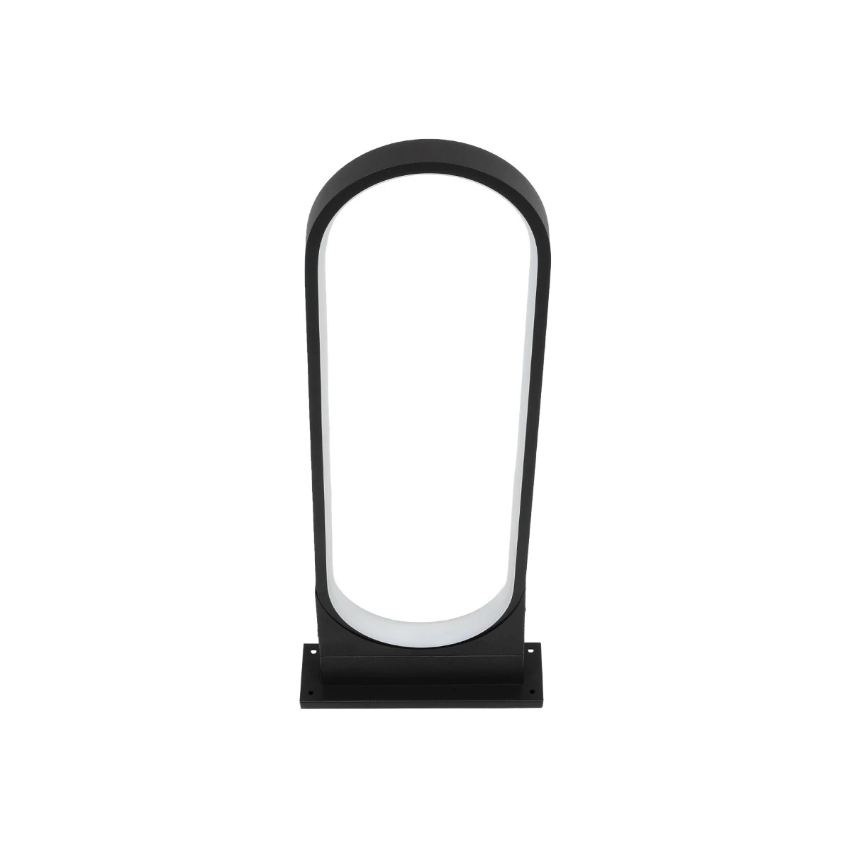 LEDTM® LUNEA GLB-103-0010 Φωτιστικό Κολωνάκι Κήπου LED 15W 1350lm 120° AC 220-240V Αδιάβροχο IP65 Θερμό Λευκό 2700K - Sanan SMD Chip - Μαύρο Ματ - Μ22 x Π7 x Υ60cm - 3 Χρόνια Εγγύηση - Image 8
