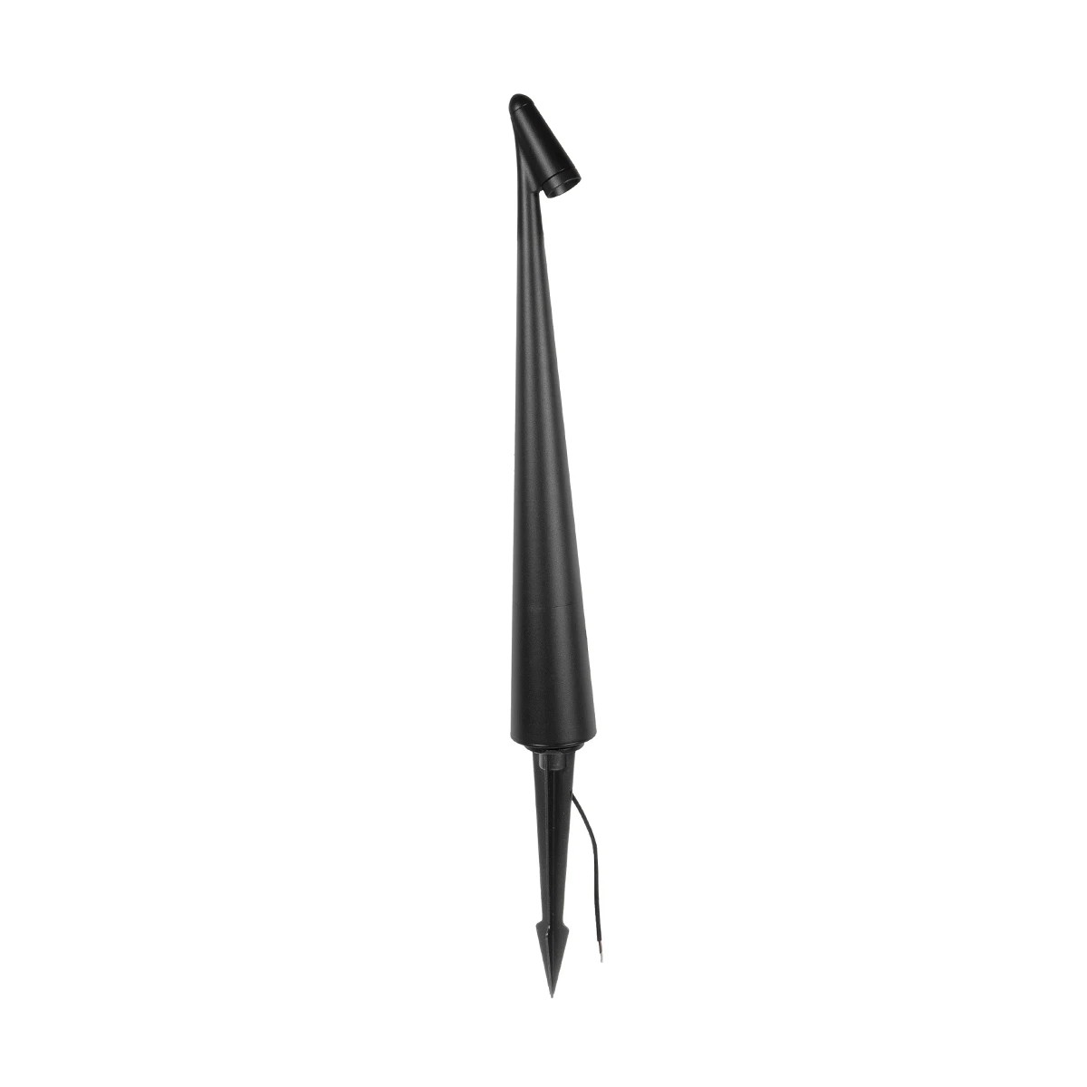 LEDTM® EDGE GLB-103-0011 Φωτιστικό Κολωνάκι Κήπου με Καρφωτή Βάση LED 3W 270lm 60° DC 24V Αδιάβροχο IP65 Θερμό Λευκό 2700K - Sanan SMD Chip - Μαύρο Ματ - Μ6 x Π6 x Υ45cm - 3 Χρόνια Εγγύηση - Image 3