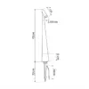 LEDTM® EDGE GLB-103-0011 Φωτιστικό Κολωνάκι Κήπου με Καρφωτή Βάση LED 3W 270lm 60° DC 24V Αδιάβροχο IP65 Θερμό Λευκό 2700K - Sanan SMD Chip - Μαύρο Ματ - Μ6 x Π6 x Υ45cm - 3 Χρόνια Εγγύηση - Image 5