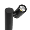 LEDTM® STEM GLB-103-0012 Φωτιστικό Κολωνάκι Κήπου LED 12W 1080lm 60° AC 220-240V Αδιάβροχο IP65 Θερμό Λευκό 2700K - Sanan SMD Chip - Μαύρο Ματ - Μ12 x Π18 x Υ60cm - 3 Χρόνια Εγγύηση - Image 4