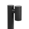 LEDTM® STEM GLB-103-0012 Φωτιστικό Κολωνάκι Κήπου LED 12W 1080lm 60° AC 220-240V Αδιάβροχο IP65 Θερμό Λευκό 2700K - Sanan SMD Chip - Μαύρο Ματ - Μ12 x Π18 x Υ60cm - 3 Χρόνια Εγγύηση - Image 7
