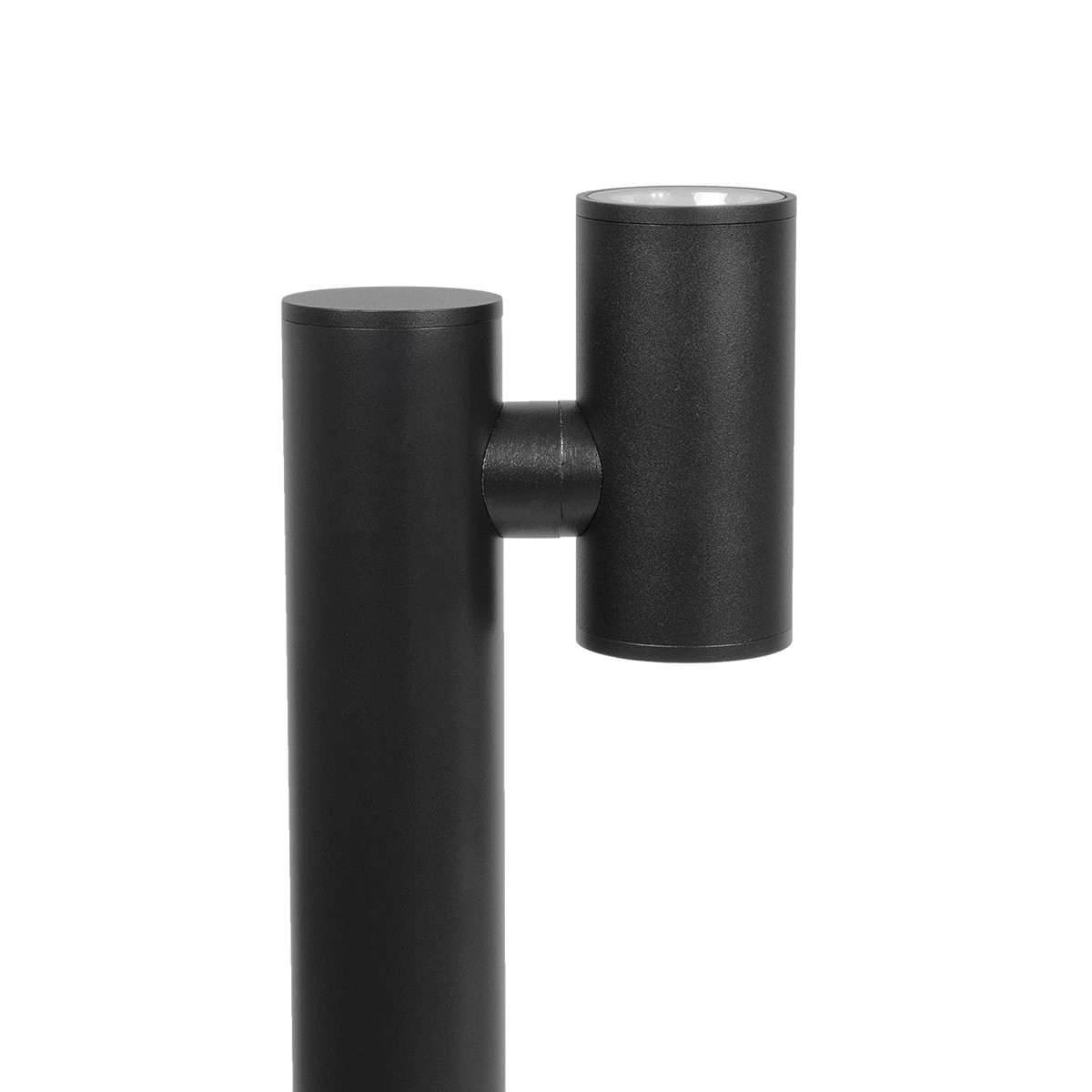 LEDTM® STEM GLB-103-0012 Φωτιστικό Κολωνάκι Κήπου LED 12W 1080lm 60° AC 220-240V Αδιάβροχο IP65 Θερμό Λευκό 2700K - Sanan SMD Chip - Μαύρο Ματ - Μ12 x Π18 x Υ60cm - 3 Χρόνια Εγγύηση - Image 10