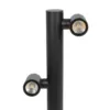 LEDTM® STEM GLB-103-0013 Φωτιστικό Κολωνάκι Κήπου LED 24W 2160lm 60° AC 220-240V Αδιάβροχο IP65 Θερμό Λευκό 2700K - Sanan SMD Chip - Μαύρο Ματ - Μ12 x Π25 x Υ80cm - 3 Χρόνια Εγγύηση - Image 4