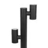 LEDTM® STEM GLB-103-0013 Φωτιστικό Κολωνάκι Κήπου LED 24W 2160lm 60° AC 220-240V Αδιάβροχο IP65 Θερμό Λευκό 2700K - Sanan SMD Chip - Μαύρο Ματ - Μ12 x Π25 x Υ80cm - 3 Χρόνια Εγγύηση - Image 8
