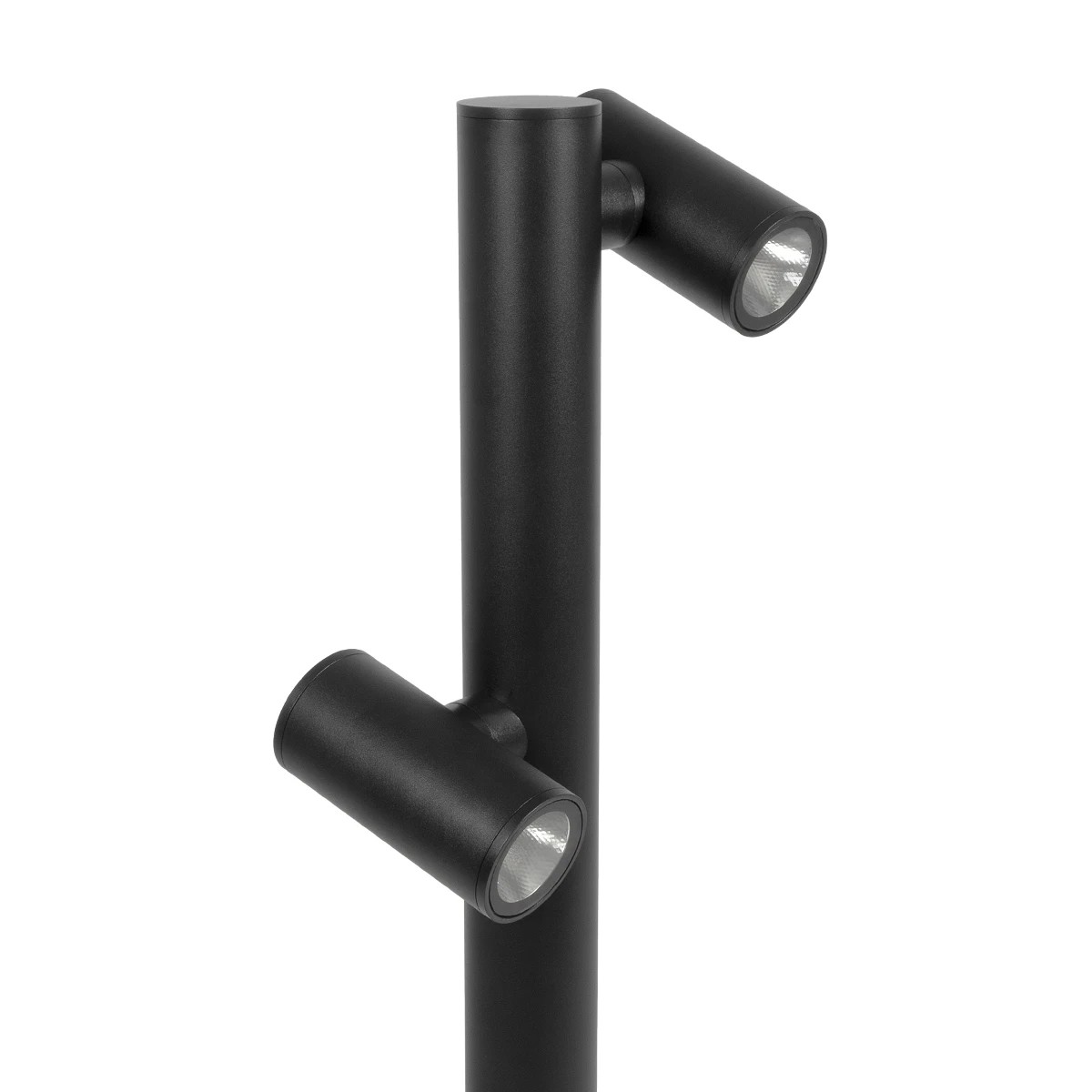 LEDTM® STEM GLB-103-0013 Φωτιστικό Κολωνάκι Κήπου LED 24W 2160lm 60° AC 220-240V Αδιάβροχο IP65 Θερμό Λευκό 2700K - Sanan SMD Chip - Μαύρο Ματ - Μ12 x Π25 x Υ80cm - 3 Χρόνια Εγγύηση - Image 10