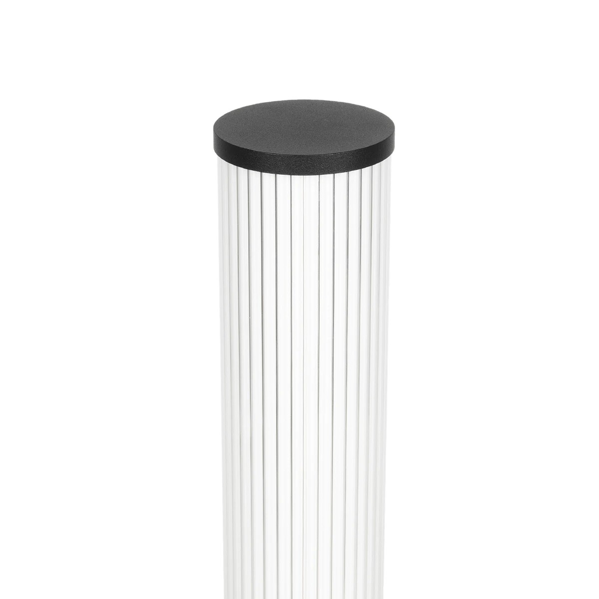 LEDTM® CYLIS GLB-103-0014 Φωτιστικό Κολωνάκι Κήπου LED 15W 1350lm 360° AC 220-240V Αδιάβροχο IP65 Θερμό Λευκό 2700K - Sanan SMD Chip - Μαύρο Ματ - Μ13 x Π13 x Υ80cm - 3 Χρόνια Εγγύηση - Image 4