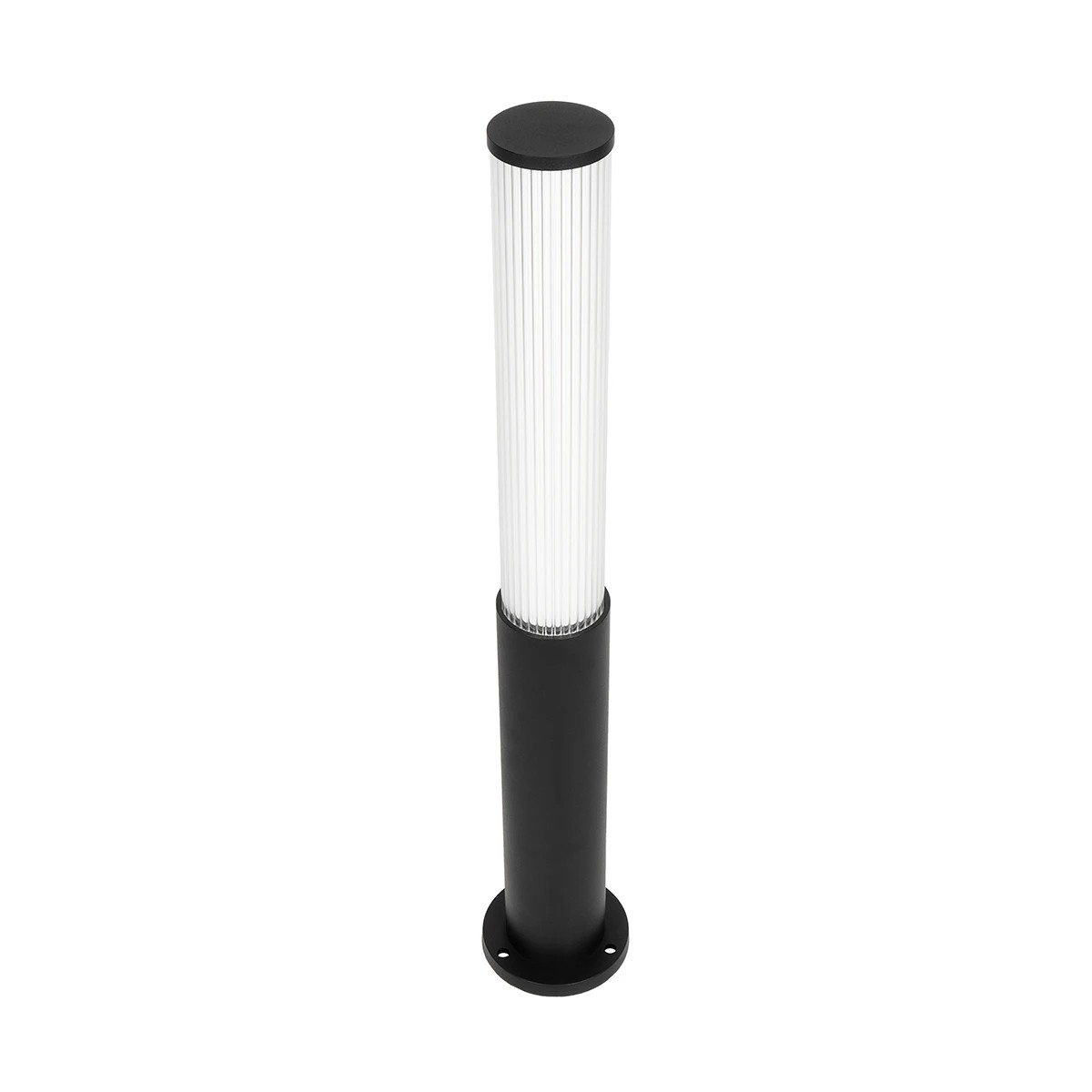 LEDTM® CYLIS GLB-103-0014 Φωτιστικό Κολωνάκι Κήπου LED 15W 1350lm 360° AC 220-240V Αδιάβροχο IP65 Θερμό Λευκό 2700K - Sanan SMD Chip - Μαύρο Ματ - Μ13 x Π13 x Υ80cm - 3 Χρόνια Εγγύηση - Image 7