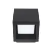 LEDTM® PRISM GLB-103-0017 Φωτιστικό Κολωνάκι Κήπου LED 10W 900lm 90° AC 220-240V Αδιάβροχο IP65 Θερμό Λευκό 2700K - Sanan SMD Chip - Μαύρο Ματ - Μ15 x Π15 x Υ16cm - 3 Χρόνια Εγγύηση - Image 8