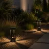 LEDTM® PRISM GLB-103-0018 Φωτιστικό Κολωνάκι Κήπου LED 8W 720lm 90° AC 220-240V Αδιάβροχο IP65 Θερμό Λευκό 2700K - Sanan SMD Chip - Μαύρο Ματ - Μ10.5 x Π10.5 x Υ30cm - 3 Χρόνια Εγγύηση - Image 6