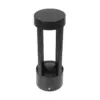 LEDTM® PRISM GLB-103-0018 Φωτιστικό Κολωνάκι Κήπου LED 8W 720lm 90° AC 220-240V Αδιάβροχο IP65 Θερμό Λευκό 2700K - Sanan SMD Chip - Μαύρο Ματ - Μ10.5 x Π10.5 x Υ30cm - 3 Χρόνια Εγγύηση - Image 8