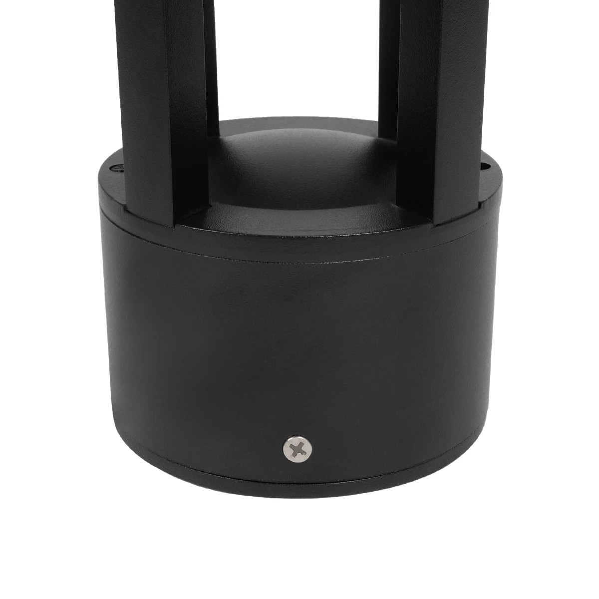 LEDTM® PRISM GLB-103-0018 Φωτιστικό Κολωνάκι Κήπου LED 8W 720lm 90° AC 220-240V Αδιάβροχο IP65 Θερμό Λευκό 2700K - Sanan SMD Chip - Μαύρο Ματ - Μ10.5 x Π10.5 x Υ30cm - 3 Χρόνια Εγγύηση - Image 9