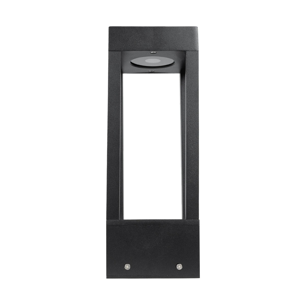 LEDTM® PRISM GLB-103-0019 Φωτιστικό Κολωνάκι Κήπου LED 8W 720lm 90° AC 220-240V Αδιάβροχο IP65 Θερμό Λευκό 2700K - Sanan SMD Chip - Μαύρο Ματ - Μ11 x Π11 x Υ30cm - 3 Χρόνια Εγγύηση - Image 7