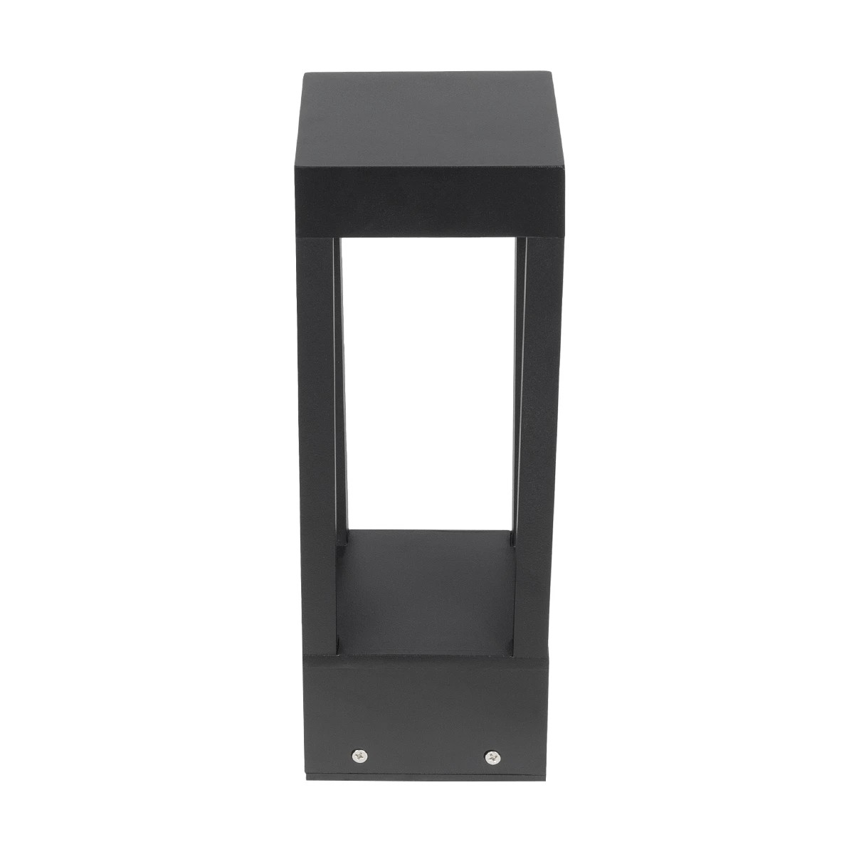 LEDTM® PRISM GLB-103-0019 Φωτιστικό Κολωνάκι Κήπου LED 8W 720lm 90° AC 220-240V Αδιάβροχο IP65 Θερμό Λευκό 2700K - Sanan SMD Chip - Μαύρο Ματ - Μ11 x Π11 x Υ30cm - 3 Χρόνια Εγγύηση - Image 8