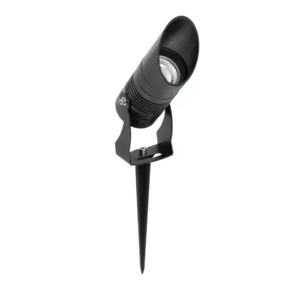 LEDTM® GARDO GLB-103-0025 Φωτιστικό Σποτ για Φυτά - Δέντρα με Βάση Κήπου / Καρφωτό LED 10W 900lm 24° DC 24V Αδιάβροχο IP65 Θερμό Λευκό 2700K - Sanan SMD Chip - Μαύρο Ματ - Μ5 x Π5 x Υ18cm - 3 Χρόνια Εγγύηση