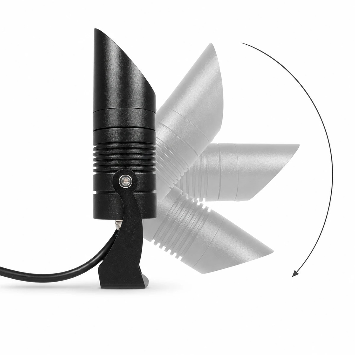 LEDTM® GARDO GLB-103-0025 Φωτιστικό Σποτ για Φυτά - Δέντρα με Βάση Κήπου / Καρφωτό LED 10W 900lm 24° DC 24V Αδιάβροχο IP65 Θερμό Λευκό 2700K - Sanan SMD Chip - Μαύρο Ματ - Μ5 x Π5 x Υ18cm - 3 Χρόνια Εγγύηση - Image 4