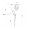 LEDTM® TREKO GLB-103-0026 Φωτιστικό Σποτ για Φυτά - Δέντρα με Βάση Κήπου / Καρφωτό LED 3W 270lm 5° DC 24V Αδιάβροχο IP65 Θερμό Λευκό 2700K - Sanan SMD Chip - Γκρι Ανθρακί Ματ - Μ5 x Π5 x Υ12cm - 3 Χρόνια Εγγύηση - Image 5