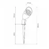 LEDTM® TRABI GLB-103-0028 Φωτιστικό Σποτ για Φυτά - Δέντρα με Βάση Κήπου / Καρφωτό LED 12W 1080lm 24° DC 24V Αδιάβροχο IP65 Θερμό Λευκό 2700K - Sanan SMD Chip - Μαύρο Ματ - Μ6.5 x Π6.5 x Υ18.5cm - 3 Χρόνια Εγγύηση - Image 5