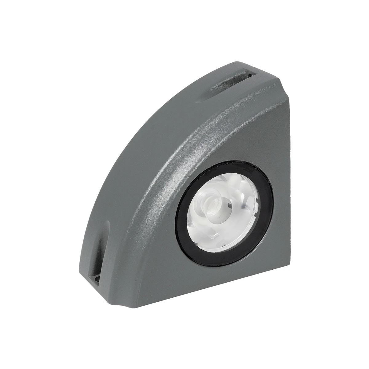 LEDTM® FLOODORA GLB-103-0029 Προβολέας Σποτ Wall Washer LED 3W 270lm 5° AC 220-240V Αδιάβροχο IP65 Θερμό Λευκό 2700K - Sanan SMD Chip - Γκρι Ανθρακί Ματ - Μ8 x Π5 x Υ8cm - 3 Χρόνια Εγγύηση