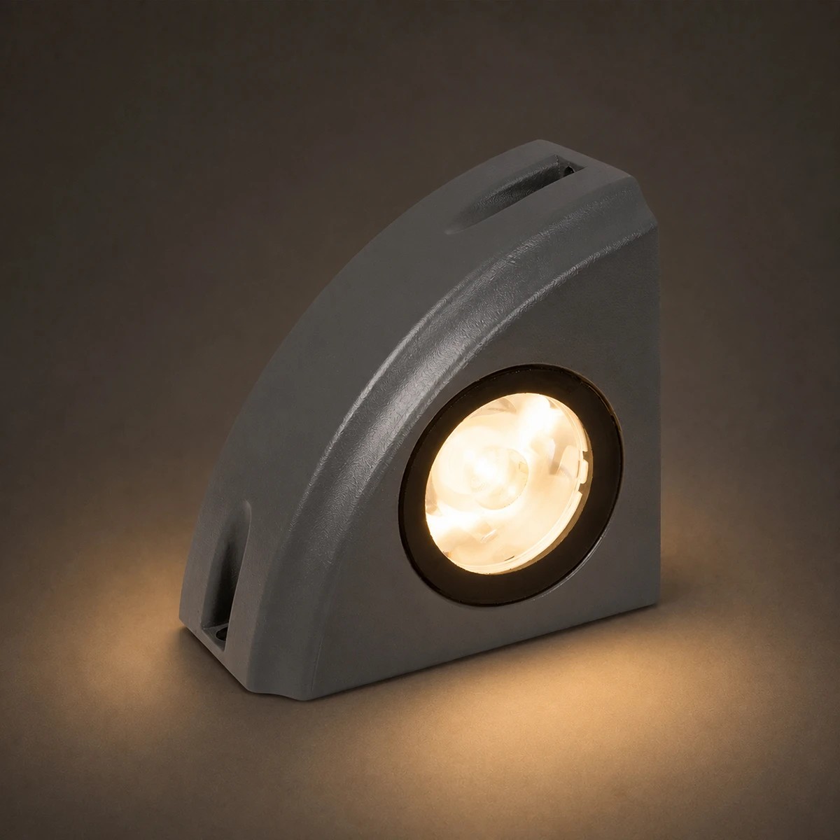 LEDTM® FLOODORA GLB-103-0029 Προβολέας Σποτ Wall Washer LED 3W 270lm 5° AC 220-240V Αδιάβροχο IP65 Θερμό Λευκό 2700K - Sanan SMD Chip - Γκρι Ανθρακί Ματ - Μ8 x Π5 x Υ8cm - 3 Χρόνια Εγγύηση - Image 2