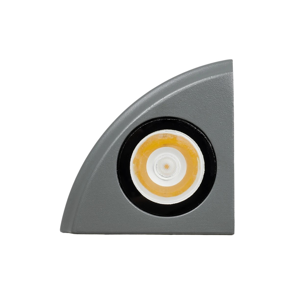 LEDTM® FLOODORA GLB-103-0029 Προβολέας Σποτ Wall Washer LED 3W 270lm 5° AC 220-240V Αδιάβροχο IP65 Θερμό Λευκό 2700K - Sanan SMD Chip - Γκρι Ανθρακί Ματ - Μ8 x Π5 x Υ8cm - 3 Χρόνια Εγγύηση - Image 4