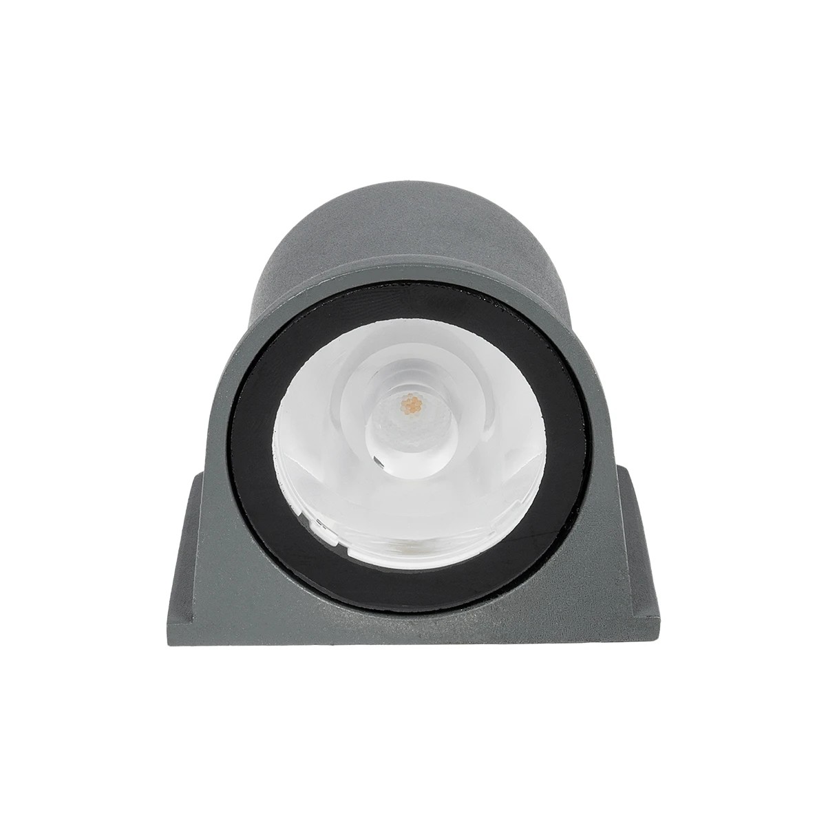 LEDTM® FLOODORA GLB-103-0030 Προβολέας Σποτ Wall Washer LED 3W 270lm 5° AC 220-240V Αδιάβροχο IP65 Θερμό Λευκό 2700K - Sanan SMD Chip - Γκρι Ανθρακί Ματ - Μ6.5 x Π5.5 x Υ5cm - 3 Χρόνια Εγγύηση - Image 4