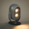 LEDTM® FLOODIS GLB-103-0031 Προβολέας Σποτ Wall Washer LED 4W 360lm 24° AC 220-240V Αδιάβροχο IP65 Θερμό Λευκό 2700K - Sanan SMD Chip - Γκρι Ανθρακί Ματ - Μ7 x Π5 x Υ11cm - 3 Χρόνια Εγγύηση - Image 2