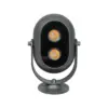 LEDTM® FLOODIS GLB-103-0031 Προβολέας Σποτ Wall Washer LED 4W 360lm 24° AC 220-240V Αδιάβροχο IP65 Θερμό Λευκό 2700K - Sanan SMD Chip - Γκρι Ανθρακί Ματ - Μ7 x Π5 x Υ11cm - 3 Χρόνια Εγγύηση - Image 3