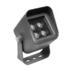 LEDTM® FLOODVIRA GLB-103-0032 Προβολέας Σποτ Wall Washer LED 8W 720lm 24° AC 220-240V Αδιάβροχο IP65 Θερμό Λευκό 2700K - Sanan SMD Chip - Γκρι Ανθρακί Ματ - Μ11 x Π9 x Υ15cm - 3 Χρόνια Εγγύηση