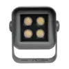 LEDTM® FLOODVIRA GLB-103-0032 Προβολέας Σποτ Wall Washer LED 8W 720lm 24° AC 220-240V Αδιάβροχο IP65 Θερμό Λευκό 2700K - Sanan SMD Chip - Γκρι Ανθρακί Ματ - Μ11 x Π9 x Υ15cm - 3 Χρόνια Εγγύηση - Image 3