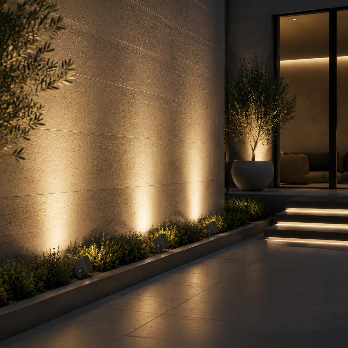 LEDTM® FLOODVIRA GLB-103-0032 Προβολέας Σποτ Wall Washer LED 8W 720lm 24° AC 220-240V Αδιάβροχο IP65 Θερμό Λευκό 2700K - Sanan SMD Chip - Γκρι Ανθρακί Ματ - Μ11 x Π9 x Υ15cm - 3 Χρόνια Εγγύηση - Image 6