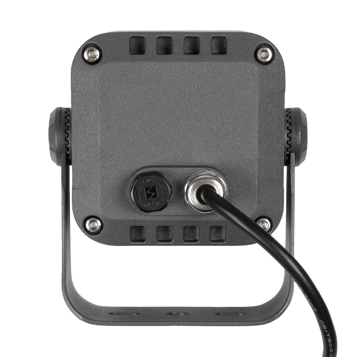 LEDTM® FLOODVIRA GLB-103-0032 Προβολέας Σποτ Wall Washer LED 8W 720lm 24° AC 220-240V Αδιάβροχο IP65 Θερμό Λευκό 2700K - Sanan SMD Chip - Γκρι Ανθρακί Ματ - Μ11 x Π9 x Υ15cm - 3 Χρόνια Εγγύηση - Image 8