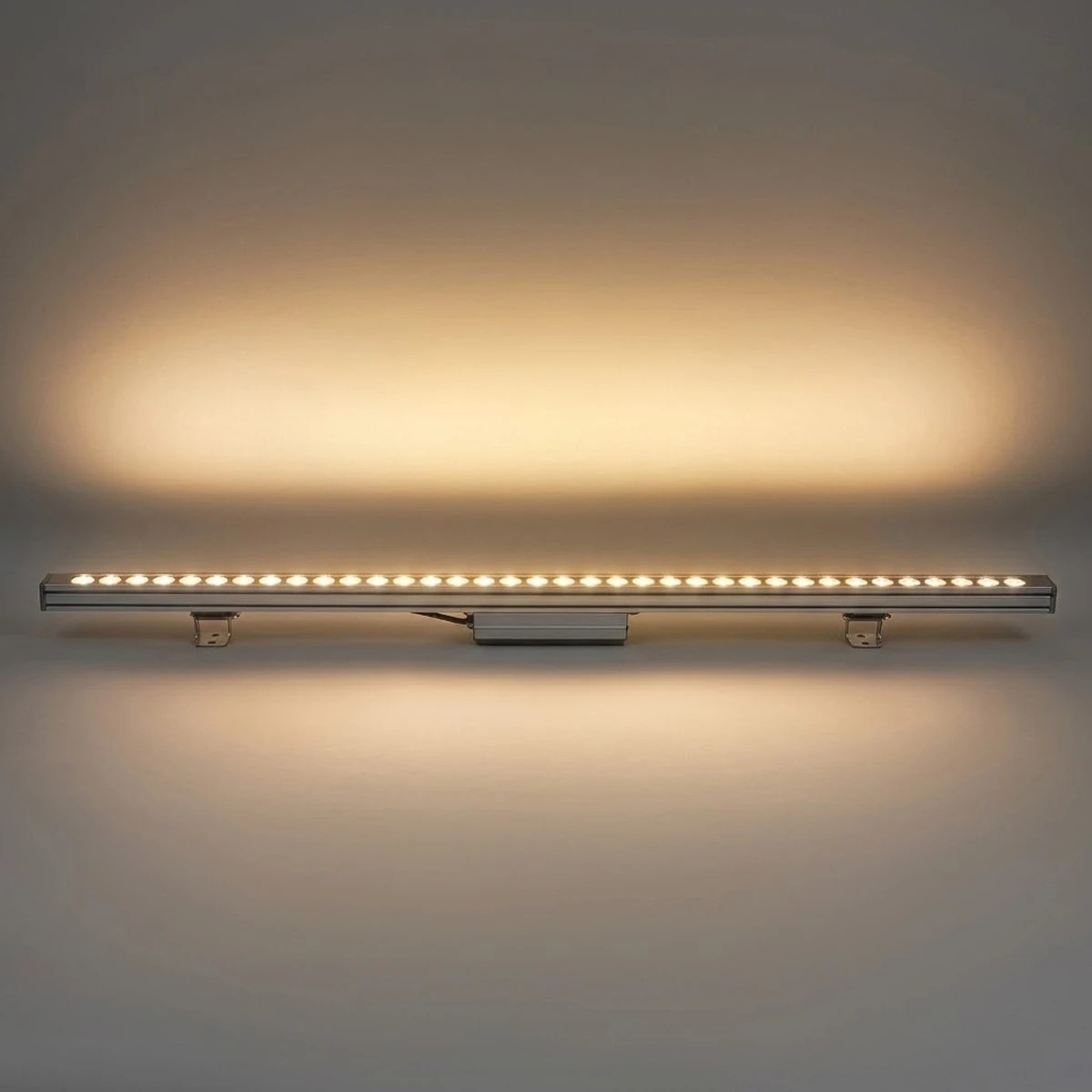 LEDTM® WASHERLUMA GLB-103-0033 Μπάρα Φωτισμού Wall Washer LED 36W 3240lm 30° AC 220-240V Αδιάβροχο IP65 Θερμό Λευκό 2700K - Sanan SMD Chip - Γκρι Ανθρακί Ματ - Μ100 x Π4 x Υ6.5cm - 3 Χρόνια Εγγύηση - Image 2