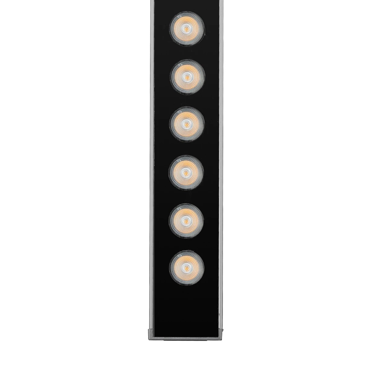 LEDTM® WASHERLUMA GLB-103-0033 Μπάρα Φωτισμού Wall Washer LED 36W 3240lm 30° AC 220-240V Αδιάβροχο IP65 Θερμό Λευκό 2700K - Sanan SMD Chip - Γκρι Ανθρακί Ματ - Μ100 x Π4 x Υ6.5cm - 3 Χρόνια Εγγύηση - Image 4