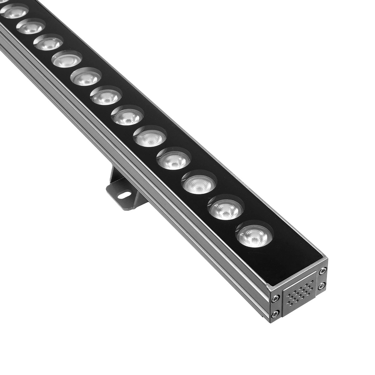 LEDTM® WASHERLUMA GLB-103-0033 Μπάρα Φωτισμού Wall Washer LED 36W 3240lm 30° AC 220-240V Αδιάβροχο IP65 Θερμό Λευκό 2700K - Sanan SMD Chip - Γκρι Ανθρακί Ματ - Μ100 x Π4 x Υ6.5cm - 3 Χρόνια Εγγύηση - Image 7