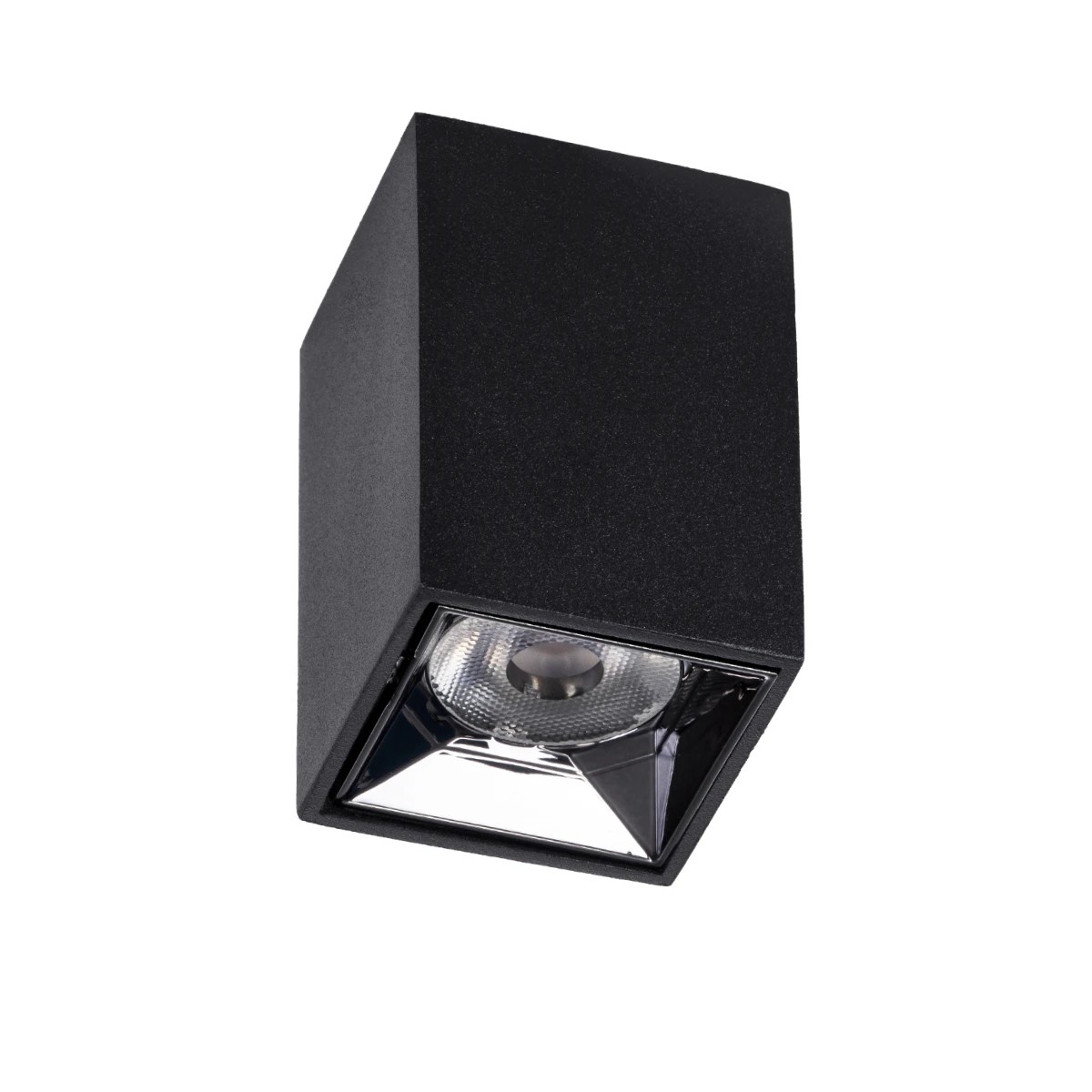 kelvo® LUMINAR KLV-101-0323 Φωτιστικό Downlight Σποτ LED 3W 405lm 36° AC 220-240V IP20 Θερμό Λευκό 2700K - Osram SMD Chip & TÜV SÜD Driver - Μαύρο Ματ - Μ4.2 x Π4.2 x Υ6.6cm - 5 Χρόνια Εγγύηση