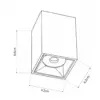 kelvo® LUMINAR KLV-101-0323 Φωτιστικό Downlight Σποτ LED 3W 405lm 36° AC 220-240V IP20 Θερμό Λευκό 2700K - Osram SMD Chip & TÜV SÜD Driver - Μαύρο Ματ - Μ4.2 x Π4.2 x Υ6.6cm - 5 Χρόνια Εγγύηση - Image 5